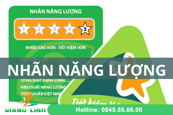 Nhãn dán năng lượng trên điều hòa